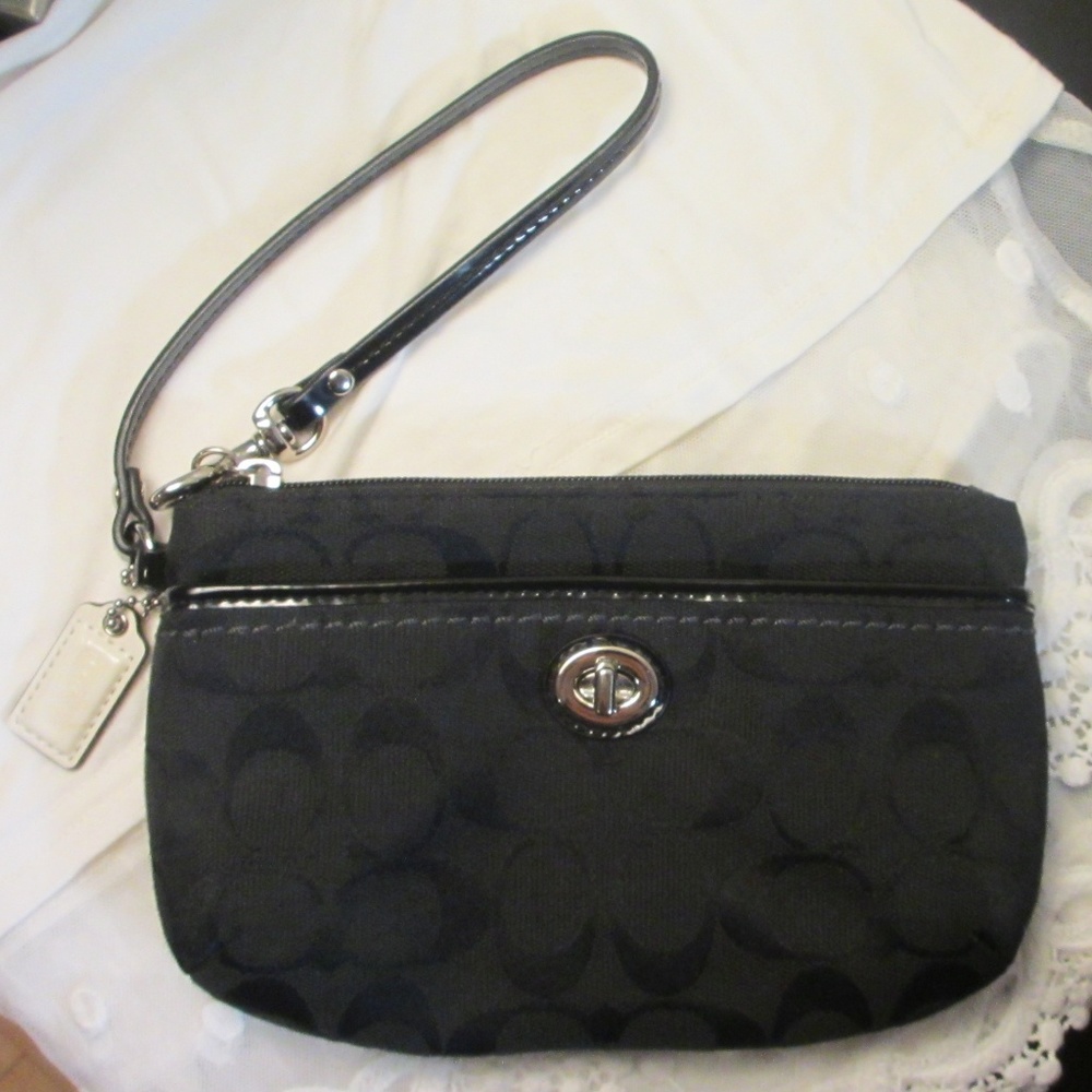 Coach Monogrammed Clutch/Wristlet